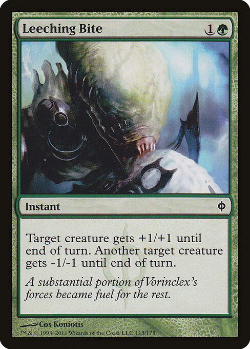 Leeching Bite - New Phyrexia Magic card