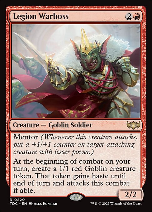 Legion Warboss - Tarkir: Dragonstorm Commander Magic card