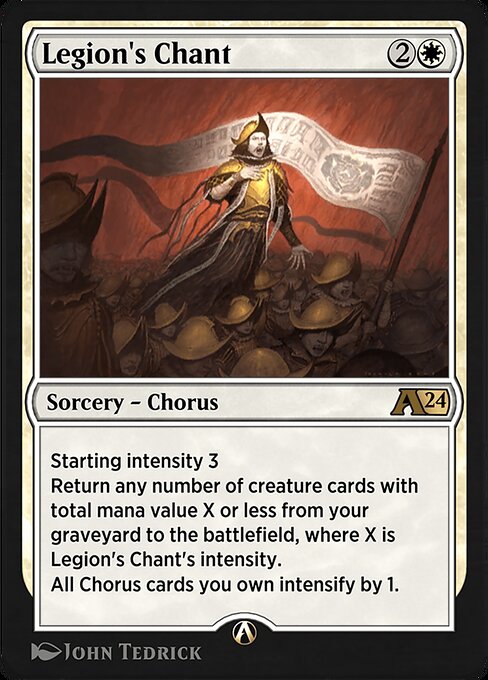Legion's Chant - Alchemy: Ixalan (#2) - Illustrated by John Tedrick - Magic: The Gathering Card