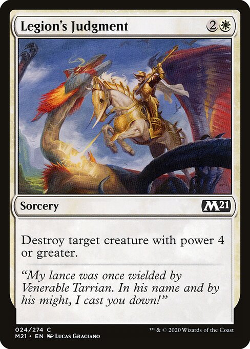 Legion's Judgment - Core Set 2021 Magic card