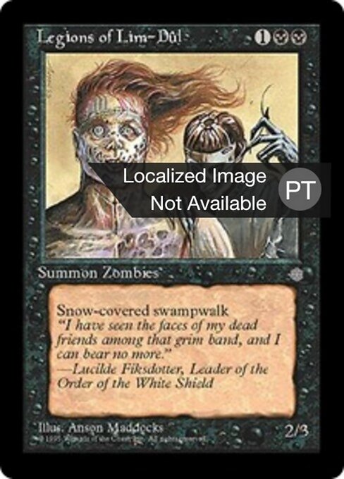 Légions de Lim-Dûl (Legions of Lim-Dûl) - Ice Age (#142) - Illustrated by Anson Maddocks - Magic: The Gathering Card