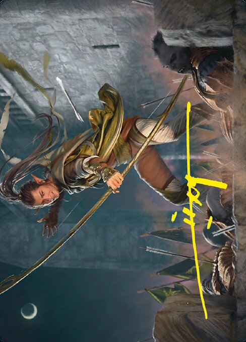 Legolas, Counter of Kills // Legolas, Counter of Kills - Tales of Middle-earth Art Series (#17) - Illustrated by Yongjae Choi - Magic: The Gathering Card