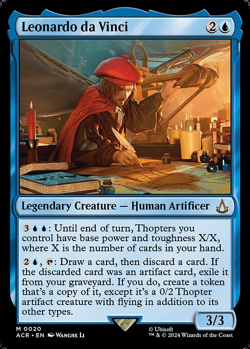 Leonardo da Vinci - Assassin's Creed Magic card