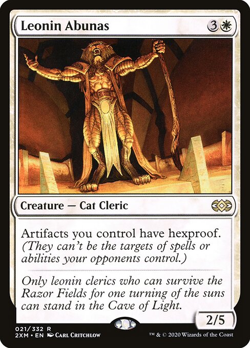 Leonin Abunas - Double Masters Magic card