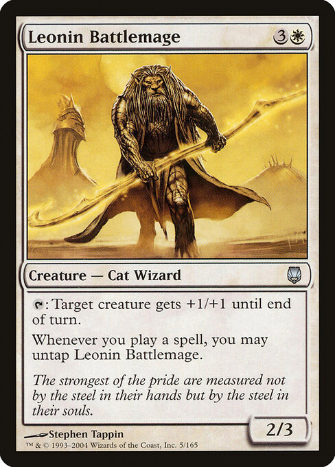 Leonin Battlemage - Darksteel Magic card