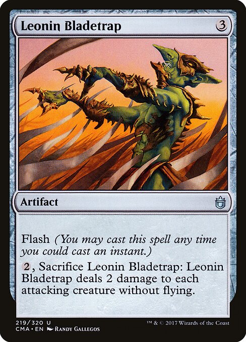 Leonin Bladetrap - Commander Anthology Magic card