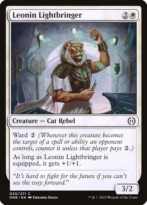 Leonin Lightbringer - Phyrexia: All Will Be One Magic card