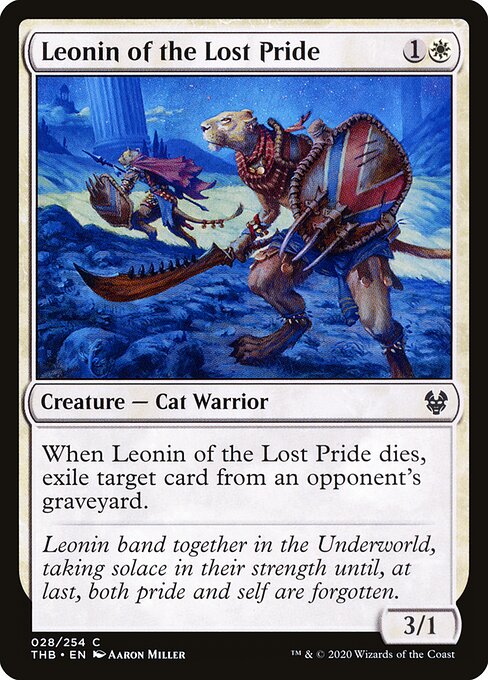 Leonin of the Lost Pride - Theros Beyond Death Magic card