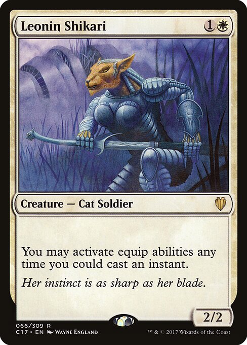 Leonin Shikari - Commander 2017 Magic card