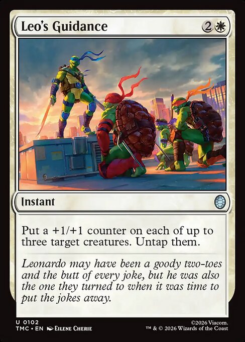 Leo's Guidance - Teenage Mutant Ninja Turtles Eternal Magic card