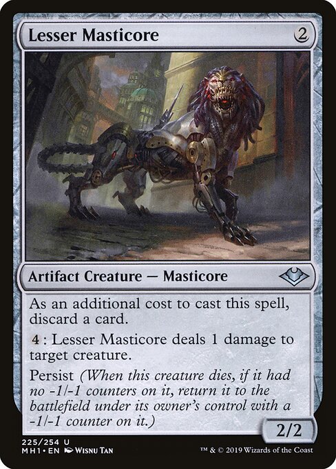 Lesser Masticore - Modern Horizons Magic card