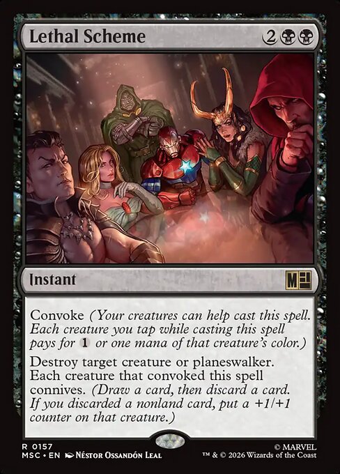 Lethal Scheme - Marvel Super Heroes Commander Magic card