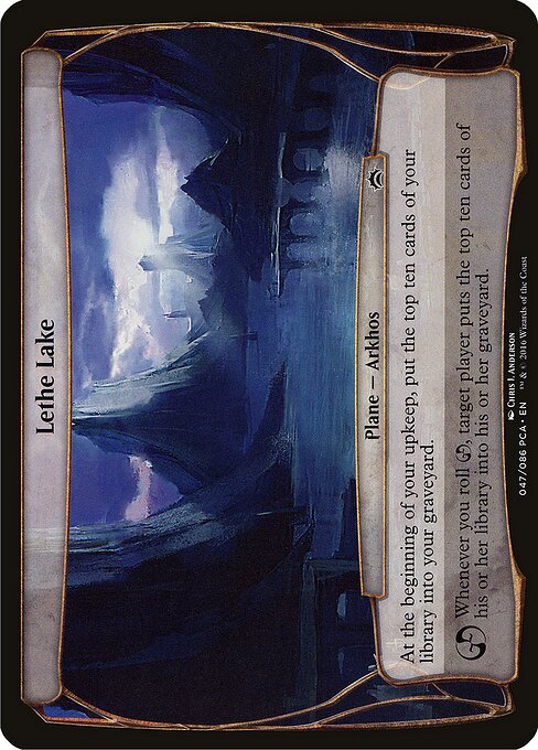忘却湖 (Lethe Lake) - Planechase Planes (#21) - Illustrated by Chris J. Anderson - Magic: The Gathering Card