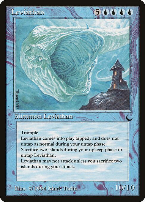 Léviathan (Leviathan) - Time Spiral Timeshifted (#23) - Illustrated by Mark Tedin - Magic: The Gathering Card