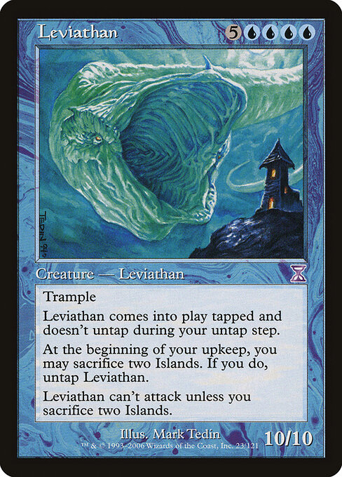Leviathan - Time Spiral Timeshifted (#23) - Illustrated by Mark Tedin - Magic: The Gathering Card