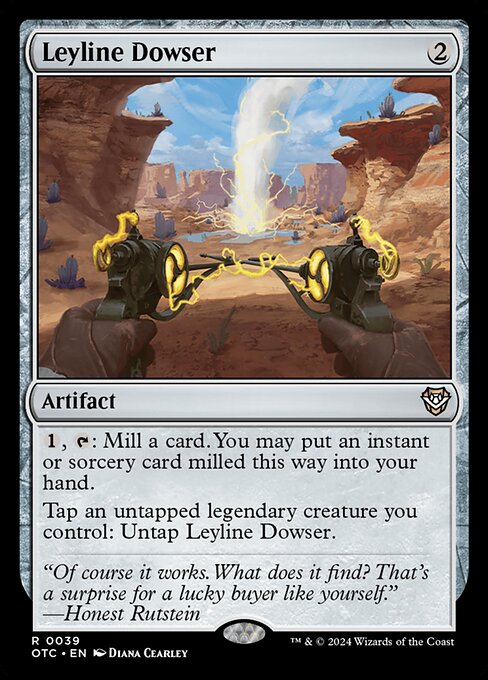 Leyline Dowser - Outlaws of Thunder Junction Commander Magic card