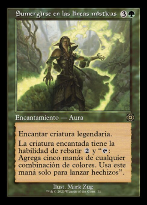 Sumergirse en las líneas místicas (Leyline Immersion) - March of the Machine: The Aftermath (#71) - Illustrated by Mark Zug - Magic: The Gathering Card