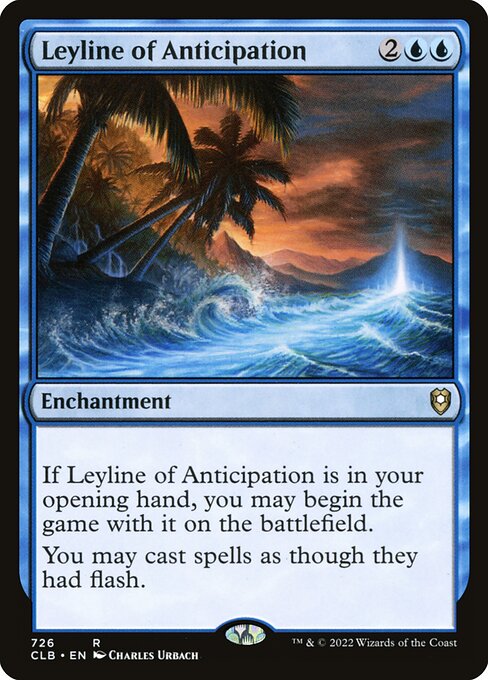 Leyline of Anticipation - Commander Legends: Battle for Baldur's Gate Magic card