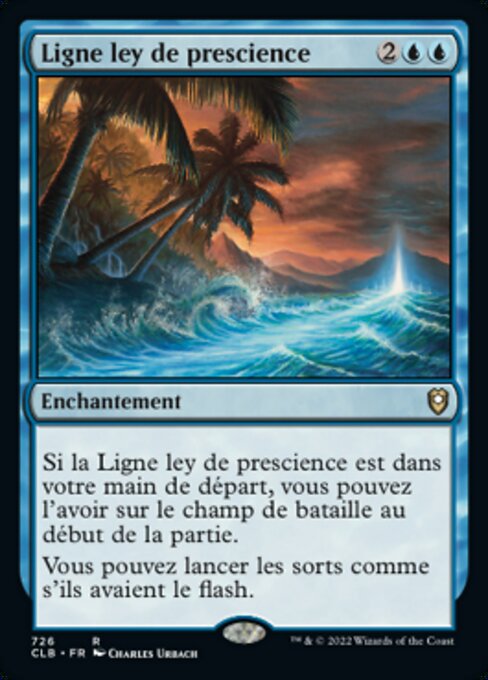 Лучи Предвкушения (Leyline of Anticipation) - Commander Legends: Battle for Baldur's Gate (#726) - Illustrated by Charles Urbach - Magic: The Gathering Card