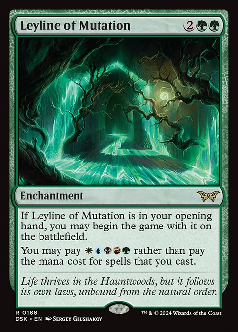 Leyline of Mutation - Duskmourn: House of Horror Magic card