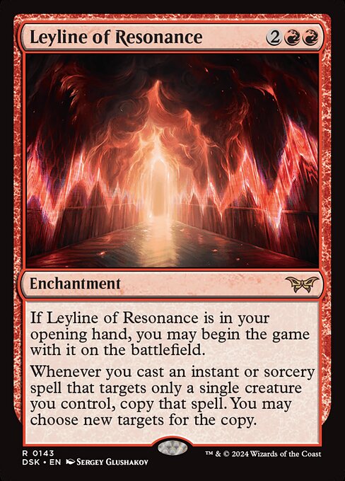 Leyline of Resonance - Duskmourn: House of Horror Magic card