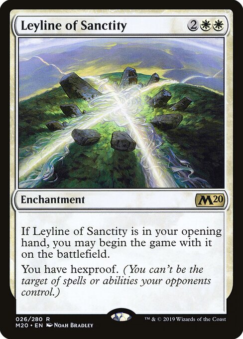 Leyline of Sanctity - Core Set 2020 Magic card