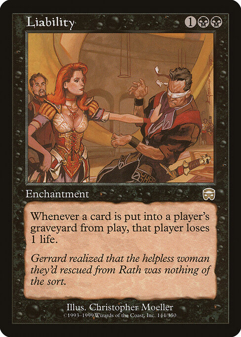 Liability - Mercadian Masques Magic card