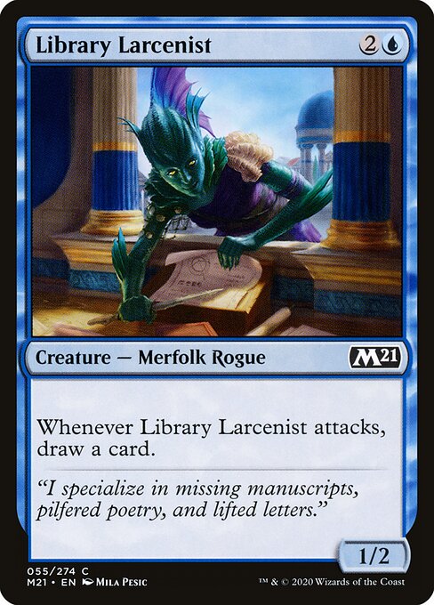 Library Larcenist - Core Set 2021 Magic card