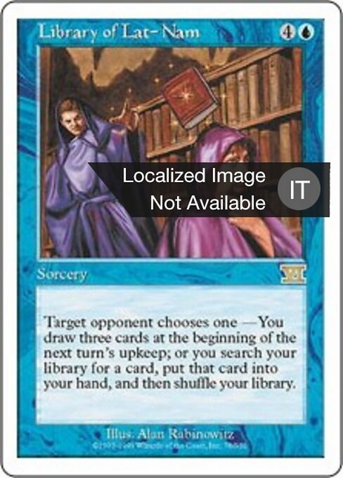 Biblioteca di Lat-Nam (Library of Lat-Nam) - Alliances (#31) - Illustrated by Alan Rabinowitz - Magic: The Gathering Card