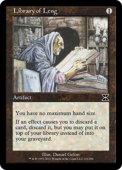 Library of Leng - Masters Edition IV Magic card
