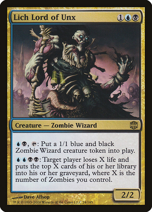 Lich Lord of Unx - Alara Reborn Magic card