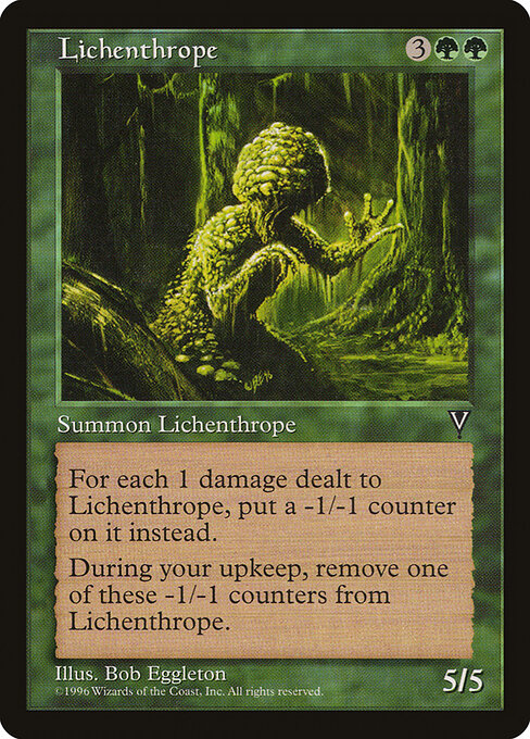Lichenthrope - Visions Magic card