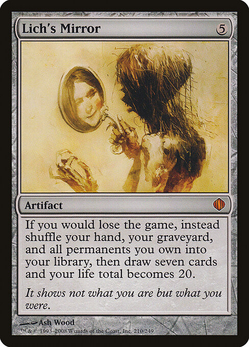 Lich's Mirror - Shards of Alara Magic card