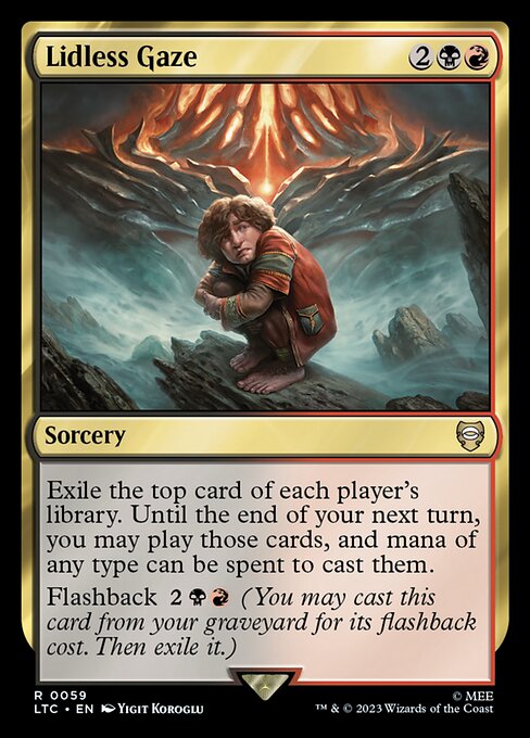 Lidless Gaze - Tales of Middle-earth Commander Magic card