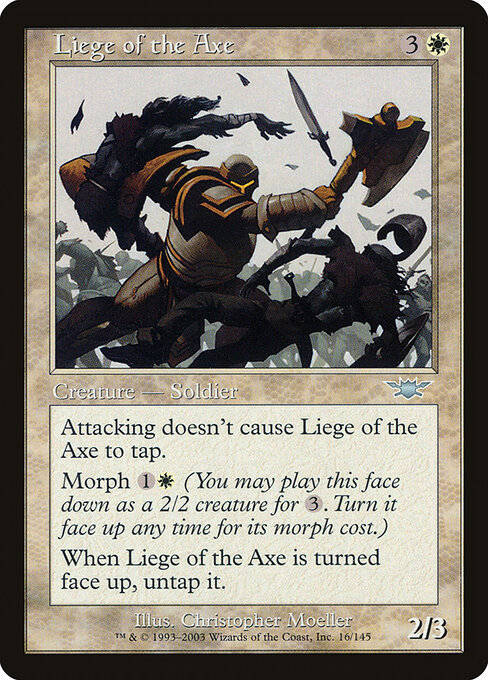 Liege of the Axe - Legions Magic card