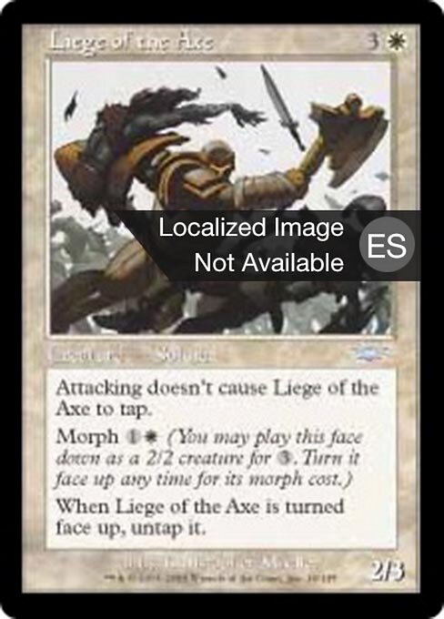 Dominatore dell'Ascia (Liege of the Axe) - Legions (#16) - Illustrated by Christopher Moeller - Magic: The Gathering Card