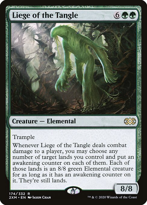 Liege of the Tangle - Double Masters (#174) - Illustrated by Jason Chan - Magic: The Gathering Card