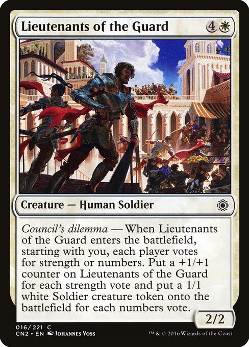 Lieutenants of the Guard - Conspiracy: Take the Crown Magic card