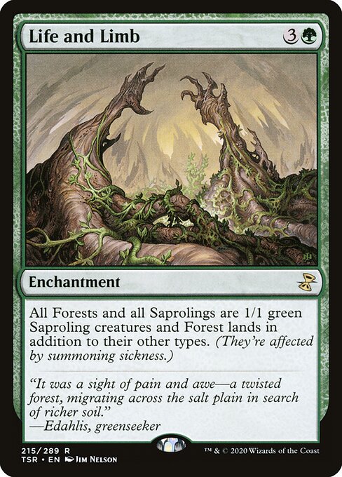 Life and Limb - Time Spiral Remastered Magic card