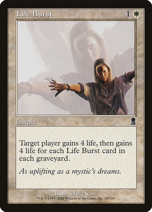 Life Burst - Odyssey Magic card