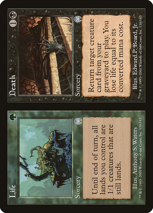 Life // Death - Apocalypse (#130) - Illustrated by Anthony S. Waters & Edward P. Beard, Jr. - Magic: The Gathering Card