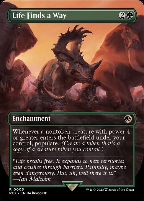 Life Finds a Way - Jurassic World Collection Magic card