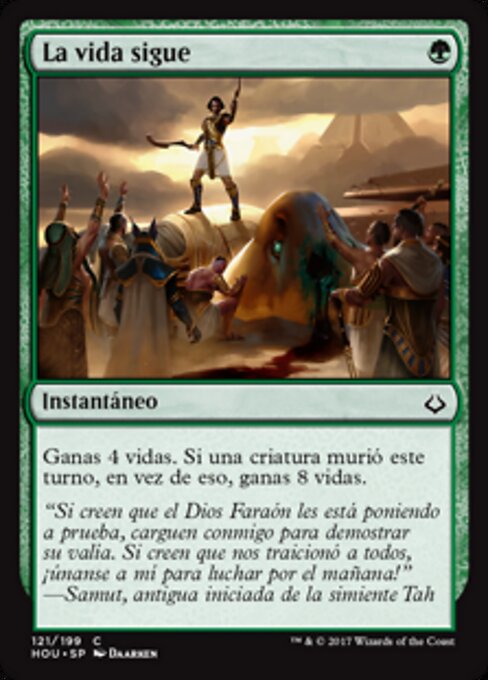 A Vida Continua (Life Goes On) - Core Set 2021 (#192) - Illustrated by Daarken - Magic: The Gathering Card