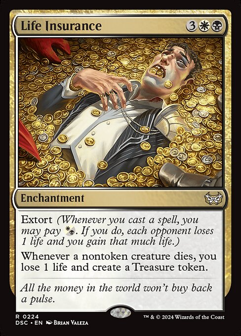 Life Insurance - Duskmourn: House of Horror Commander Magic card