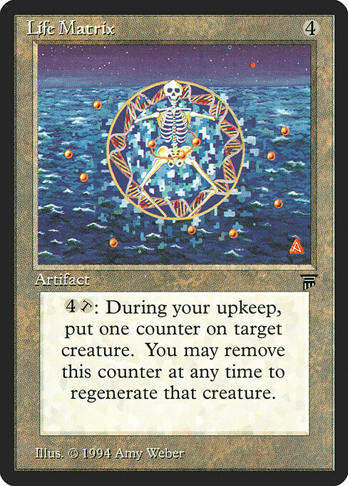 Matrice della Vita (Life Matrix) - Legends (#284) - Illustrated by Amy Weber - Magic: The Gathering Card