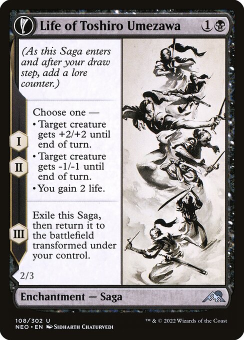 Life of Toshiro Umezawa // Memory of Toshiro - Kamigawa: Neon Dynasty Magic card
