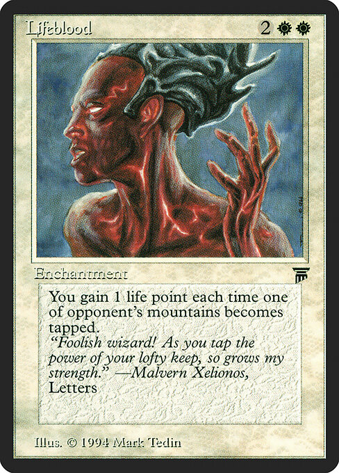 Lifeblood - Legends Magic card