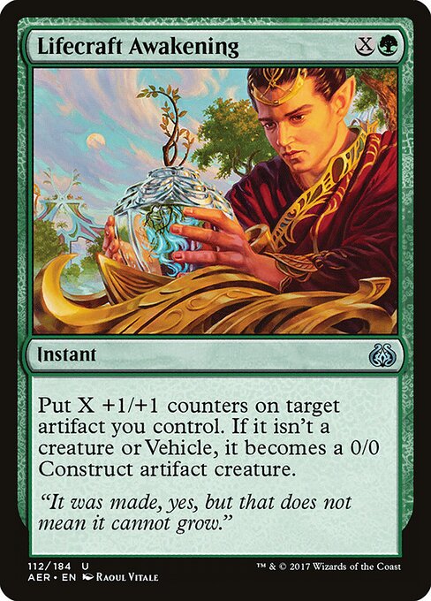 Lifecraft Awakening - Aether Revolt Magic card