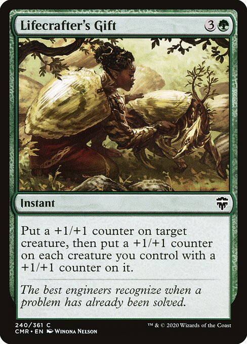 Lifecrafter's Gift - Commander Legends Magic card