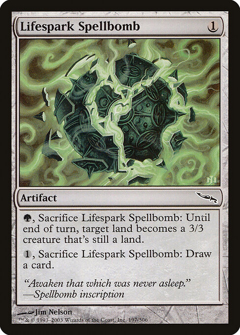 Lifespark Spellbomb - Mirrodin Magic card